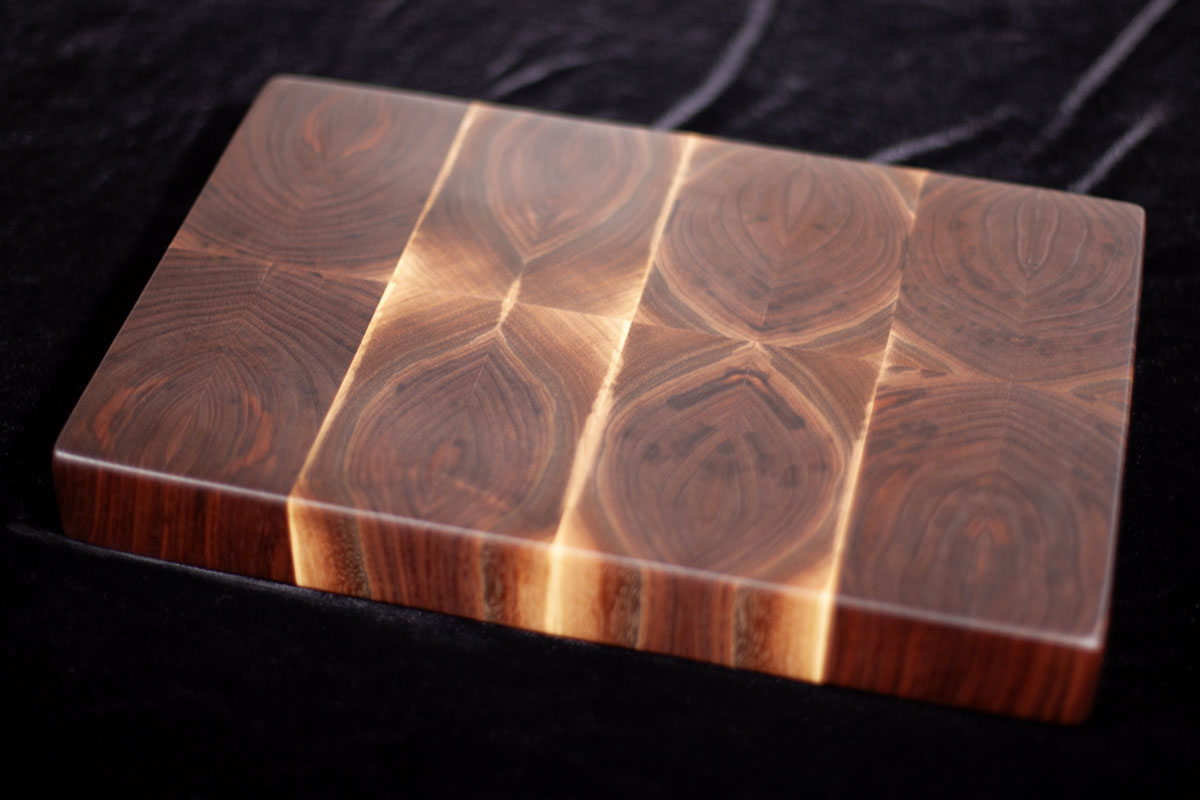Walnut End Grain Cutting Board 1-25