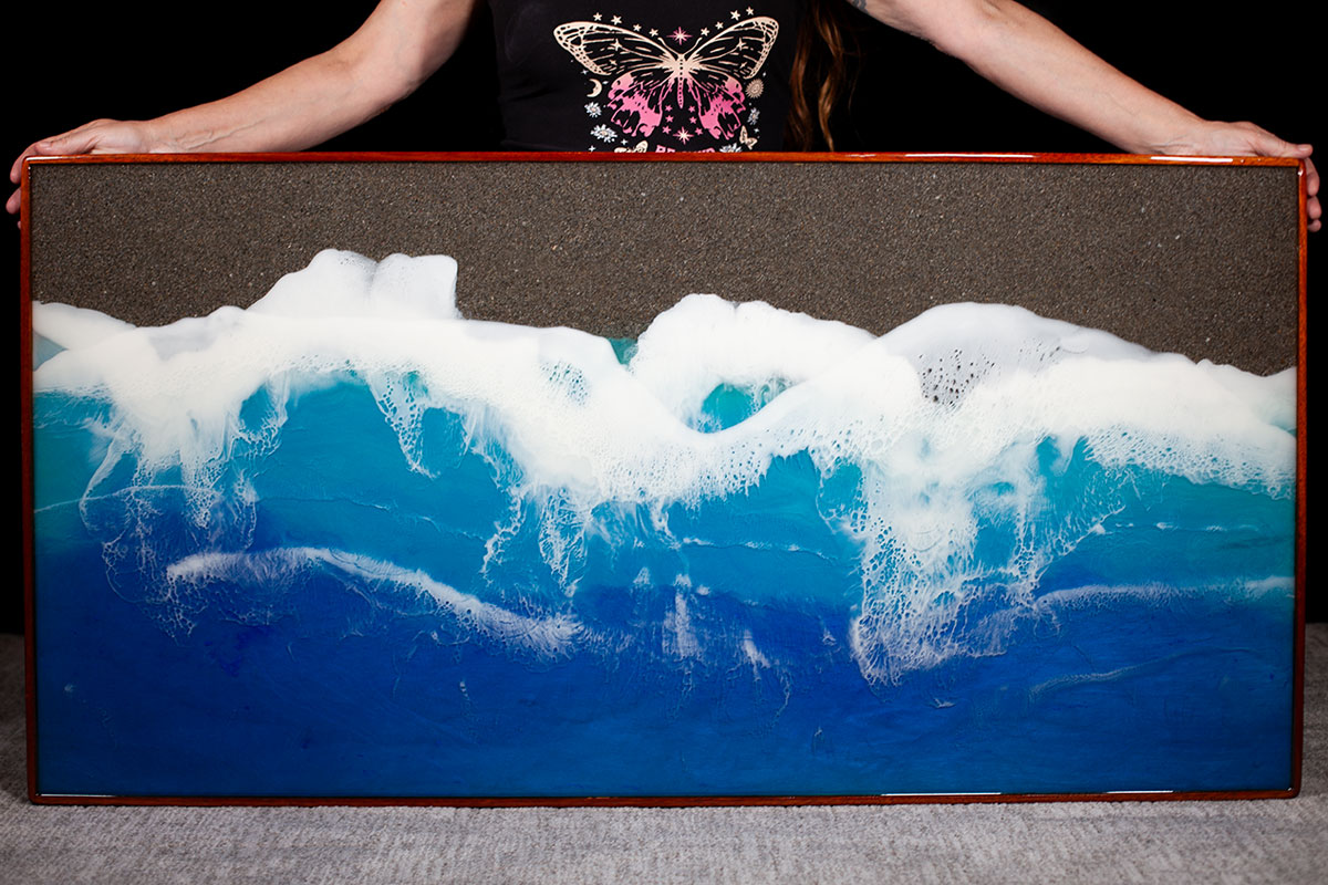 Epoxy Wave Art